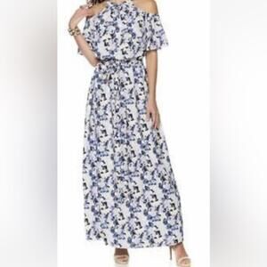 Eva Longoria Cold-shoulder halter dress Size M #1414